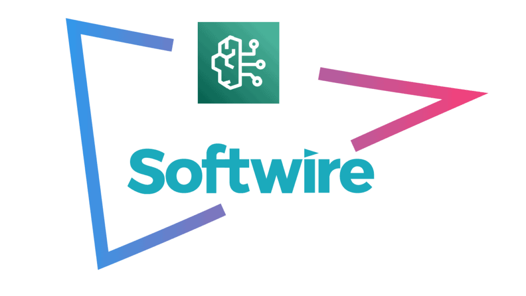 Amazon Bedrock logo alongside a Softwire visual