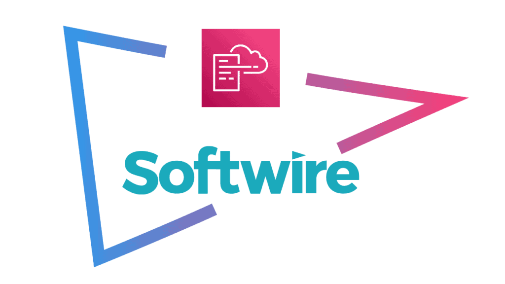 AWS Cloudformation logo with Softwire in a graphic