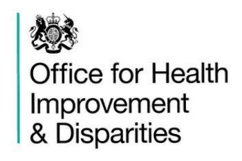 Office for Health Improvement and Disparities logo